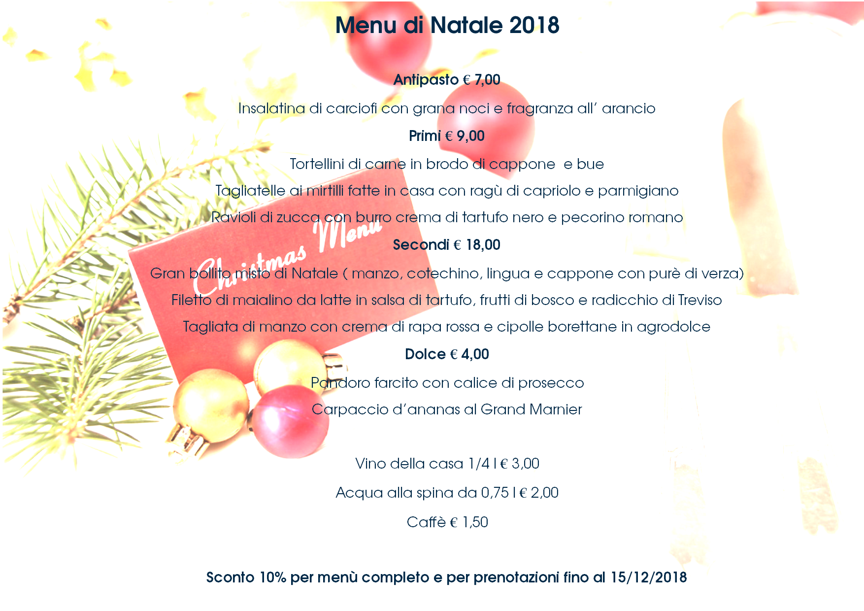 menu natale